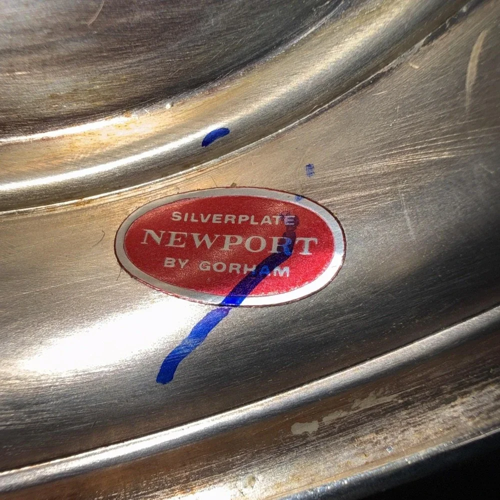 Vtg Silverplate NEWPORT by GORHAM Victorian Coffee Tea Carafe Holder Stand Only
